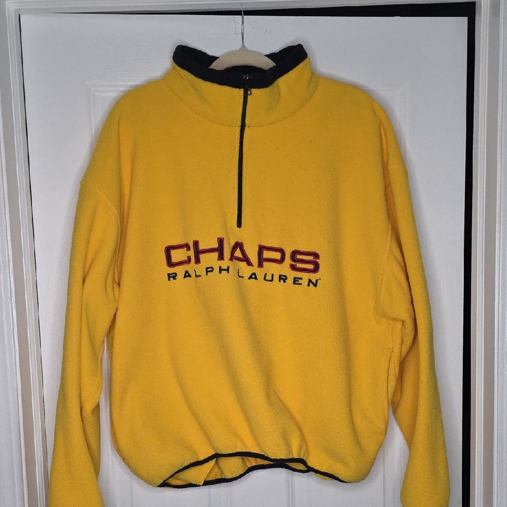 Ralph Lauren Chaps Bold Yellow Fleece